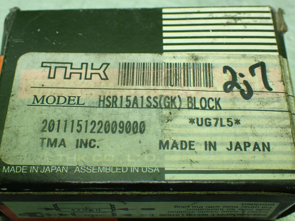 Thk Flanged Linear Ball Carriage Block