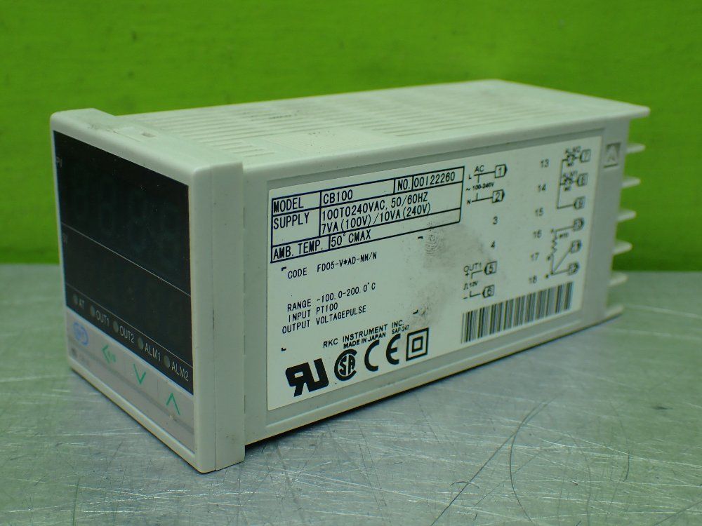 Rkc Cb100 Digital Voltage Controller. - Cb100fd05-v*ad-nn/n