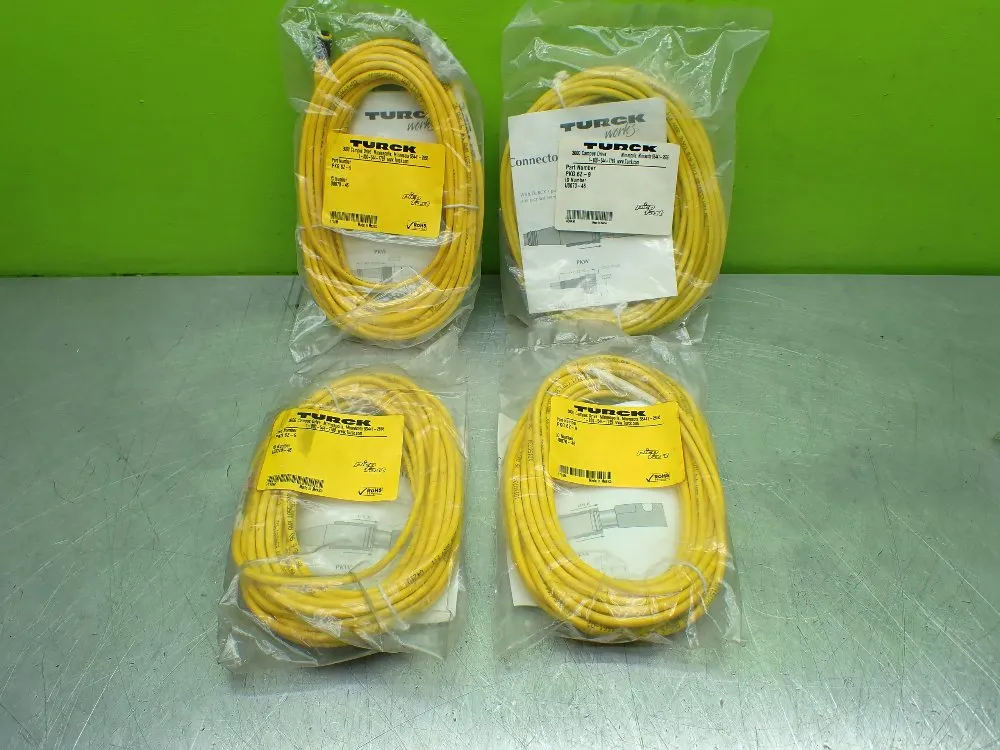 Turck 9 Meter Length Picofast Snap-on Single Ended Cordsets. U00700-46 - Pkg 6z-9