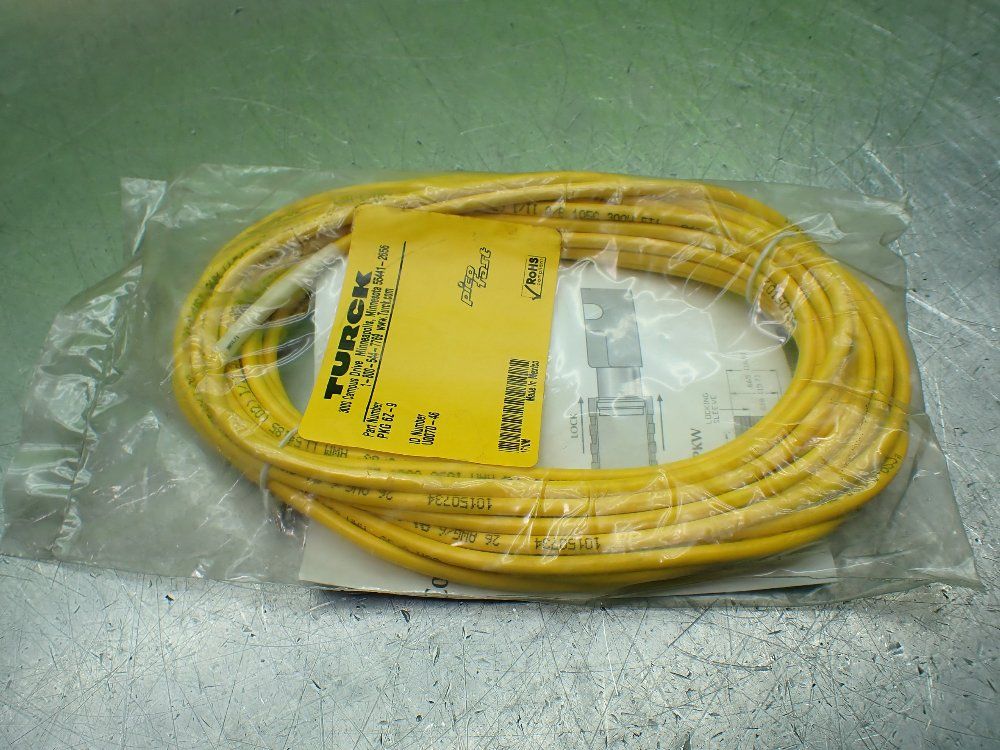 Turck 9 Meter Length Picofast Snap-on Single Ended Cordsets. U00700-46 - Pkg 6z-9