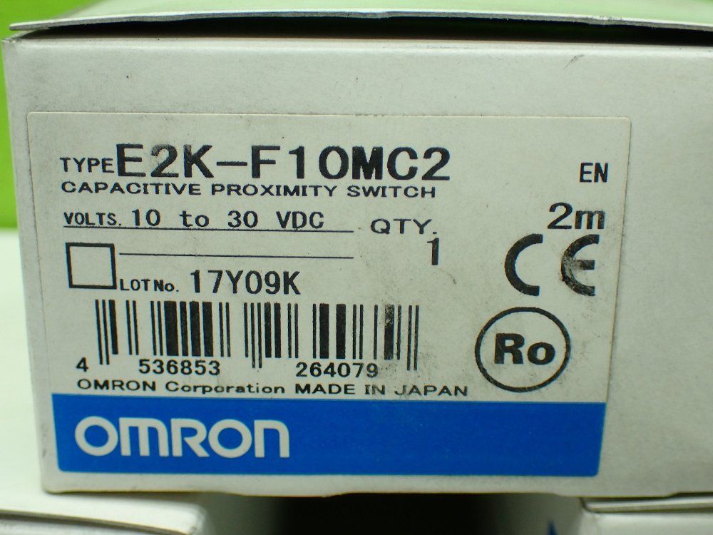Omron Flat Capacitive Proximity Switches. Lot Of 3 - E2kf10mc2