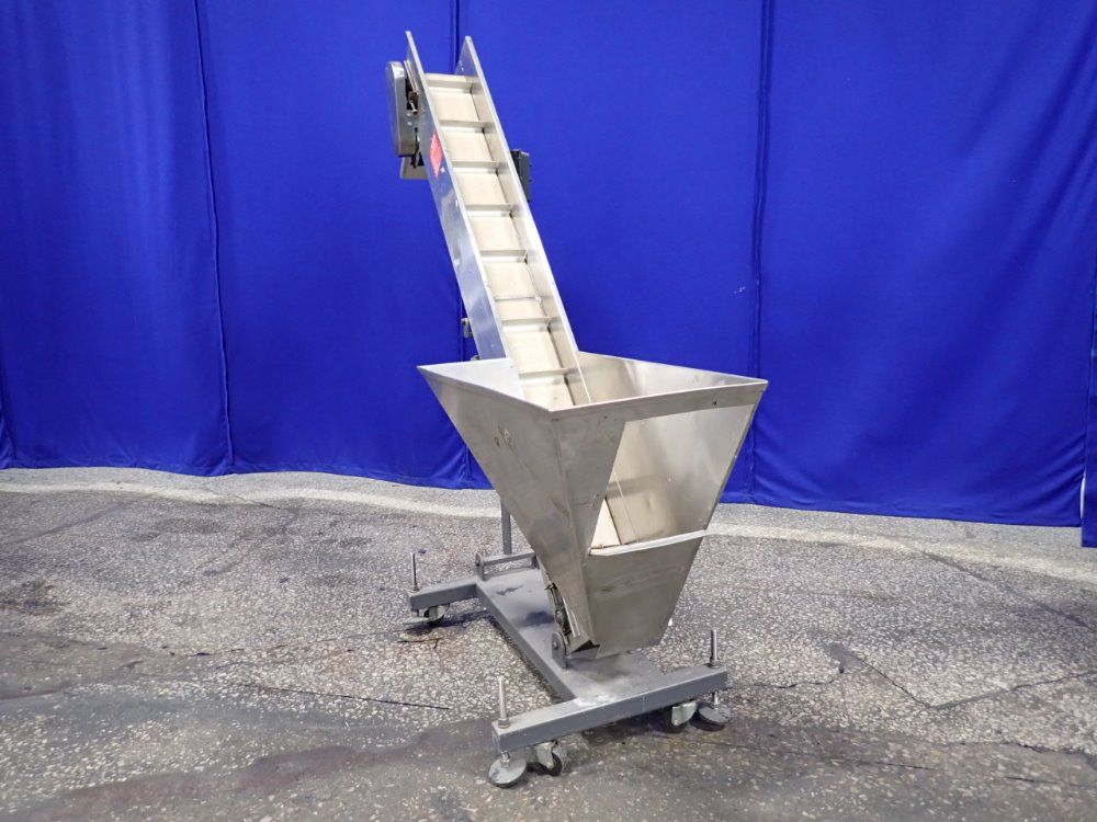 Packaging Machine Specialists 8"x85" Incline Chip Conveyor - Fsb