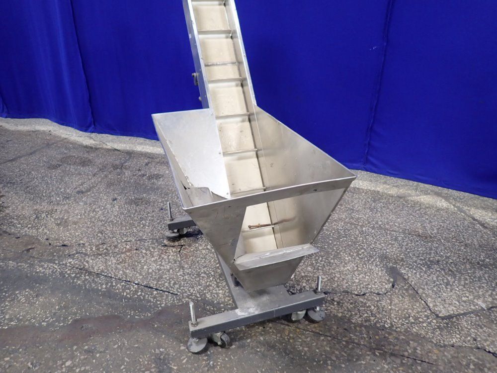 Packaging Machine Specialists 8"x85" Incline Chip Conveyor - Fsb