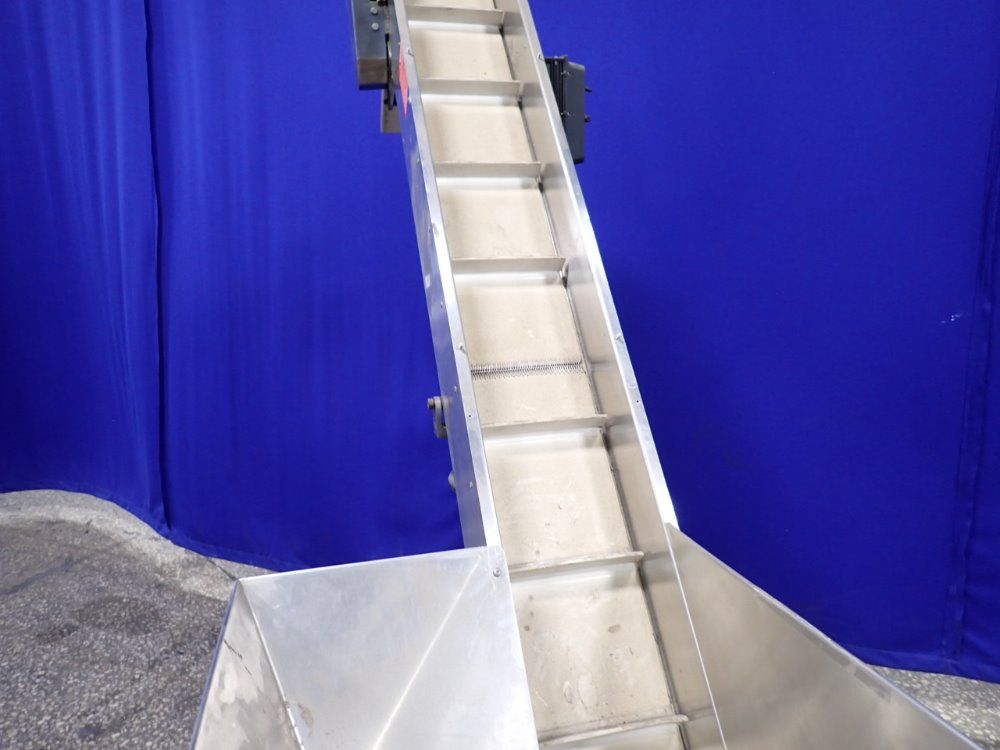 Packaging Machine Specialists 8"x85" Incline Chip Conveyor - Fsb