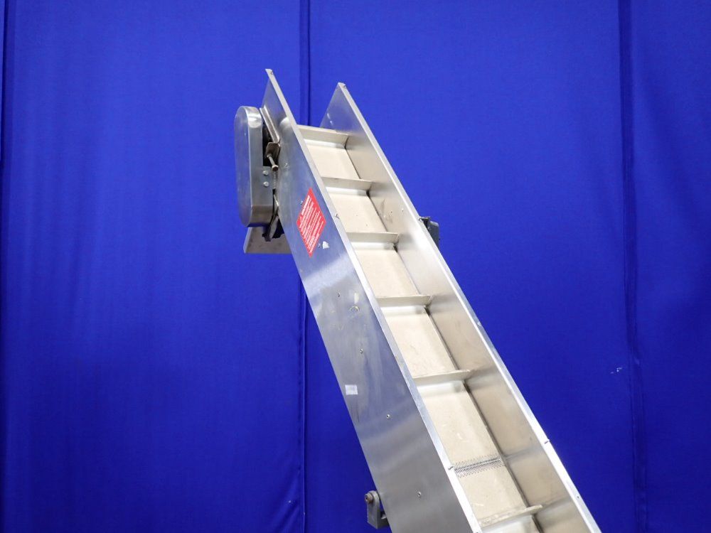 Packaging Machine Specialists 8"x85" Incline Chip Conveyor - Fsb