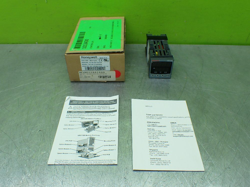 Honeywell Udc1200 Micro-pro Universal Digital Controller. - Dc120 211001000