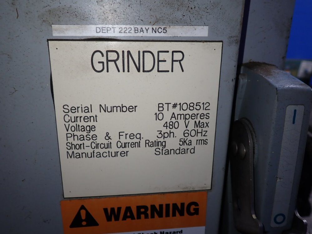 The Standard Electric Tool Co Tool Grinder
