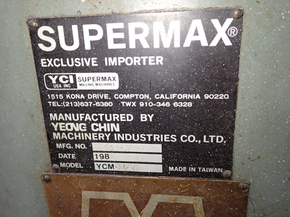Supermax Vertical Mill