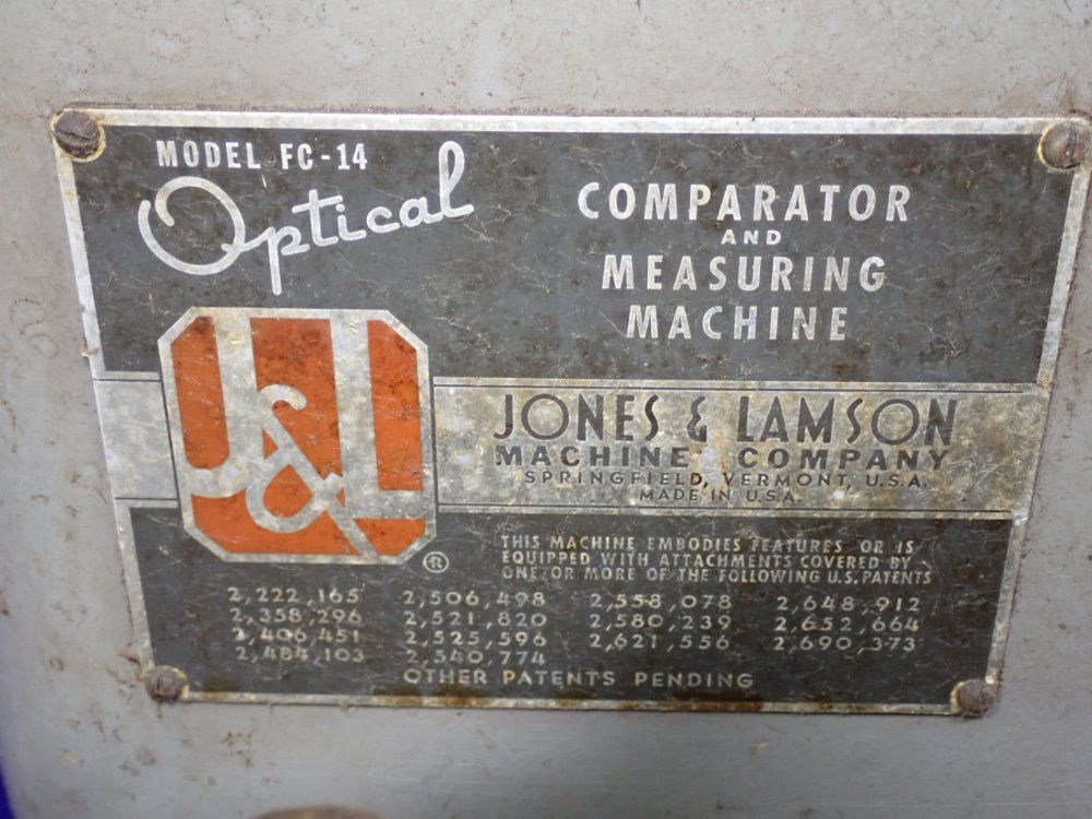 Jl Optical Comparator