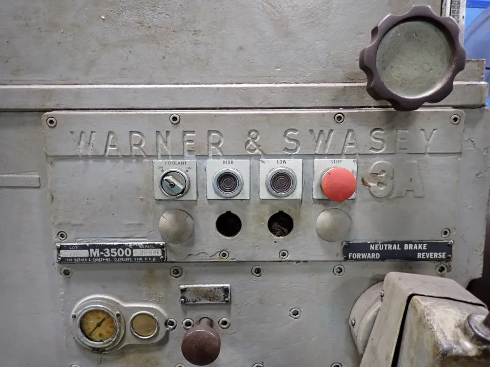 Warner  Swasey Turret Lathe