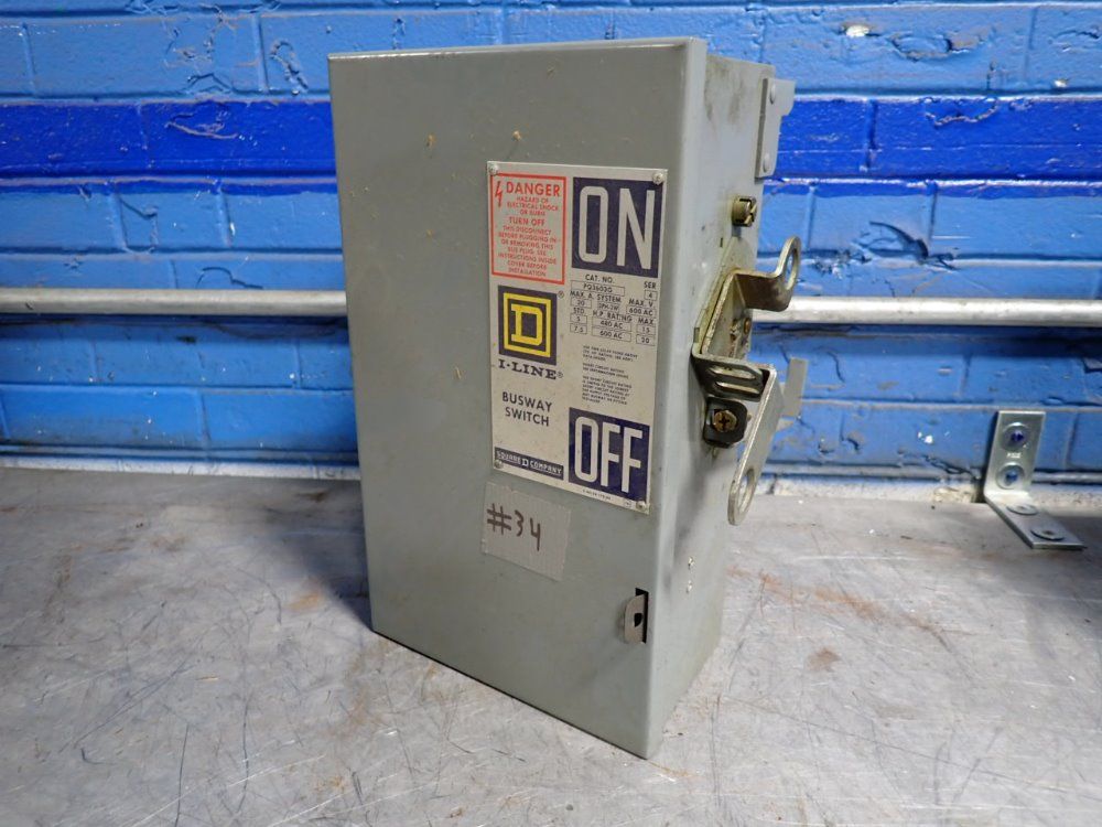 Square D 30a/600v Bus Plug - Pq3603g