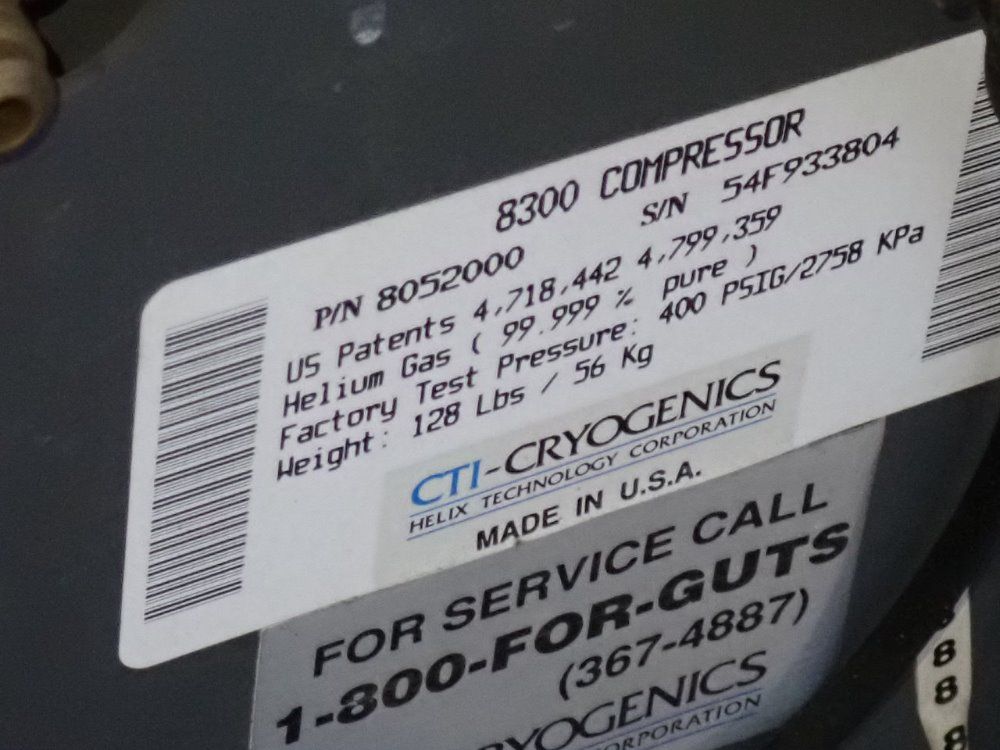 Cti-cryogenics Compressor - 8052000