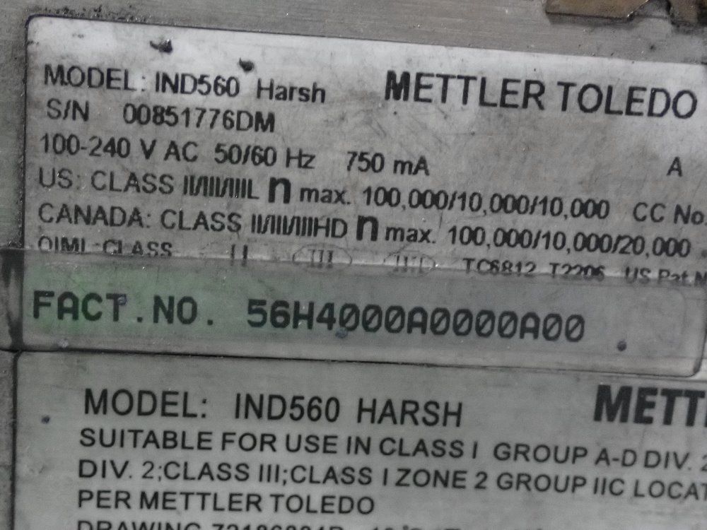 Mettler Toledo Digital Readout