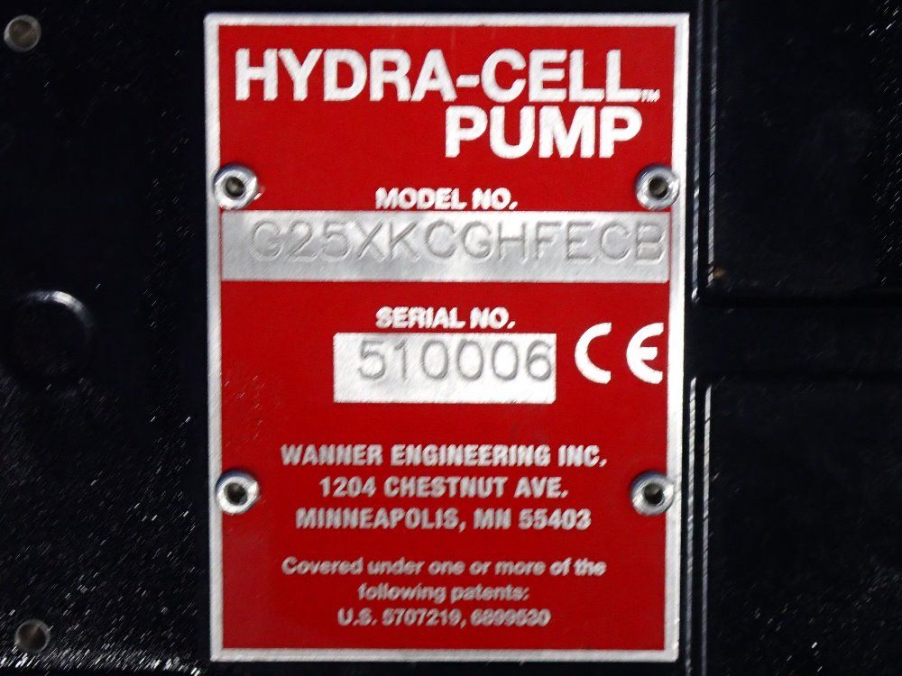 Warner G25xkcghf2cb Hydra-cell Pump - G25xkcghf2cb