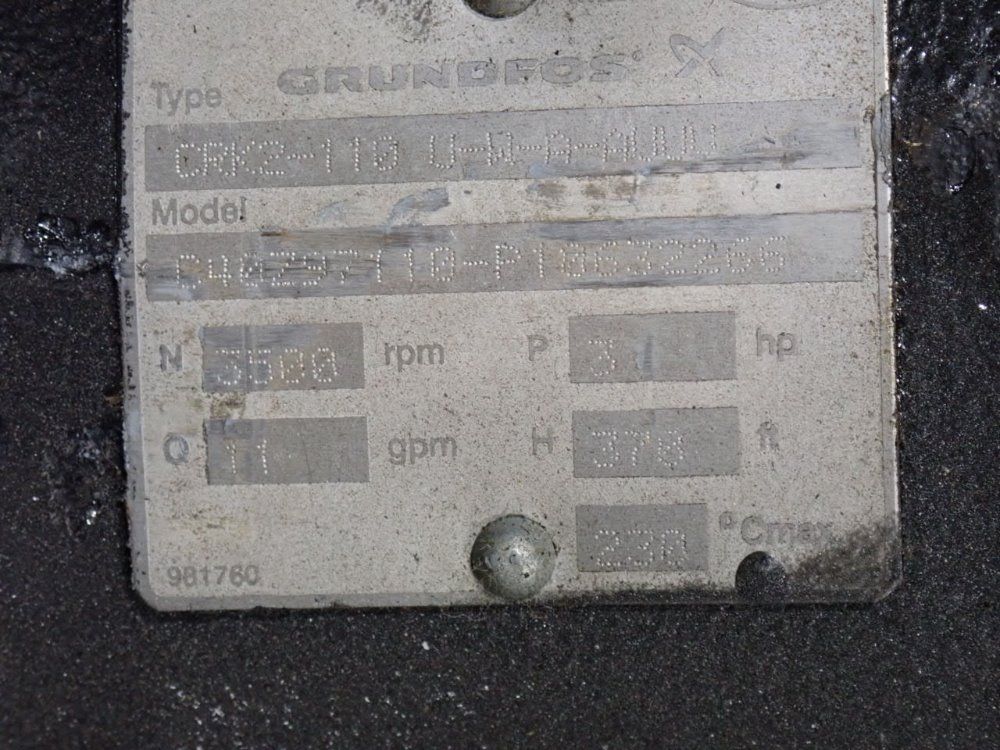 Grundfos 3 Hp Pump - C40z97110-p10632266