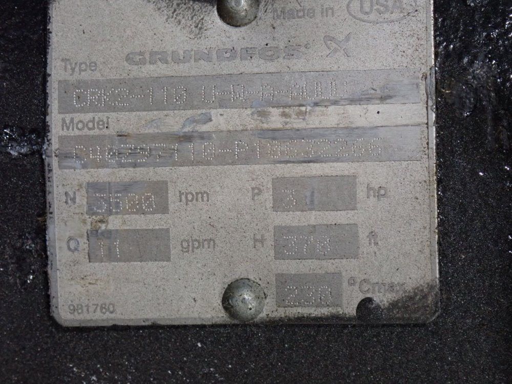 Grundfos 3 Hp Pump - C40z97110-p10632266