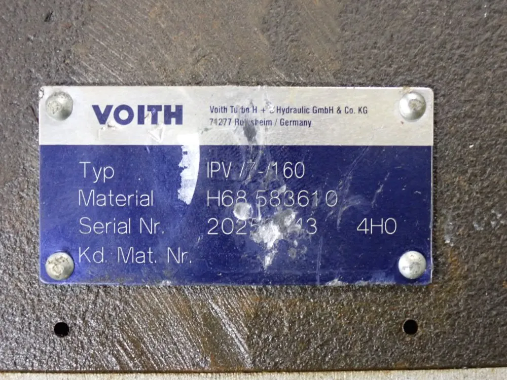 Voith Gear Pump