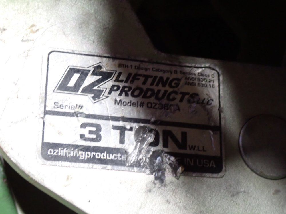 Oz Lifting Products 2 - 3 Tons Lifting Clamps