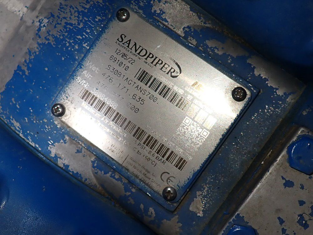 Sandpiper Diaphragm Pump - S30b1agtans700