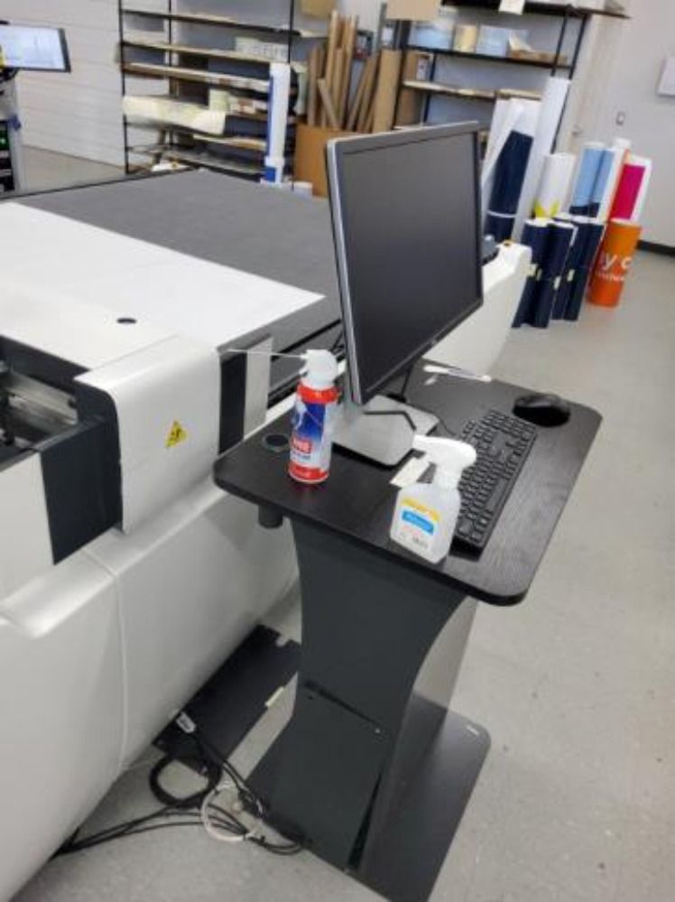 Apex 220 V 50/60hz, 9.55kw Digital Flatbed Cutter - Bk4-2516