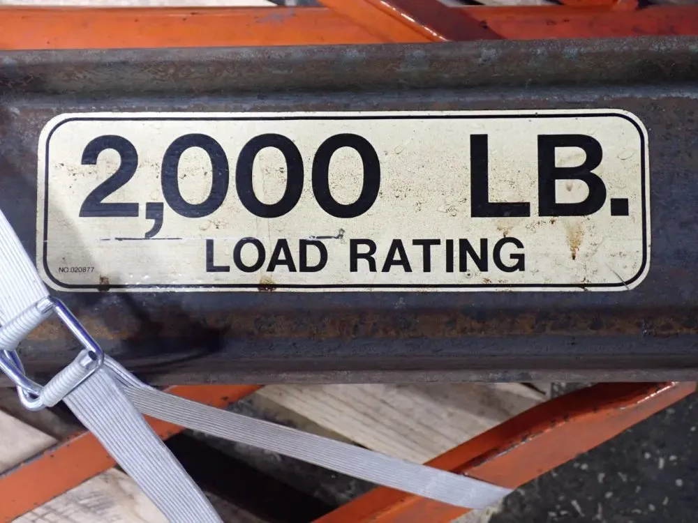 Thern Incorp 2000 Lbs Portable Jib Crane