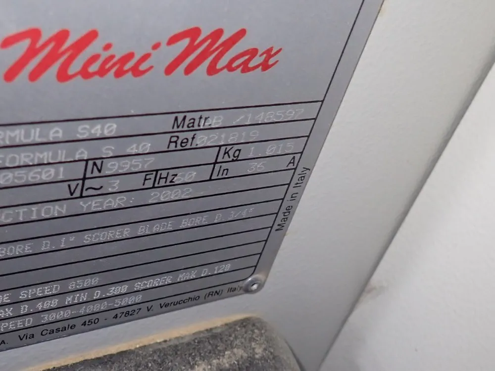 Scm Group Table Saw - Formula S40