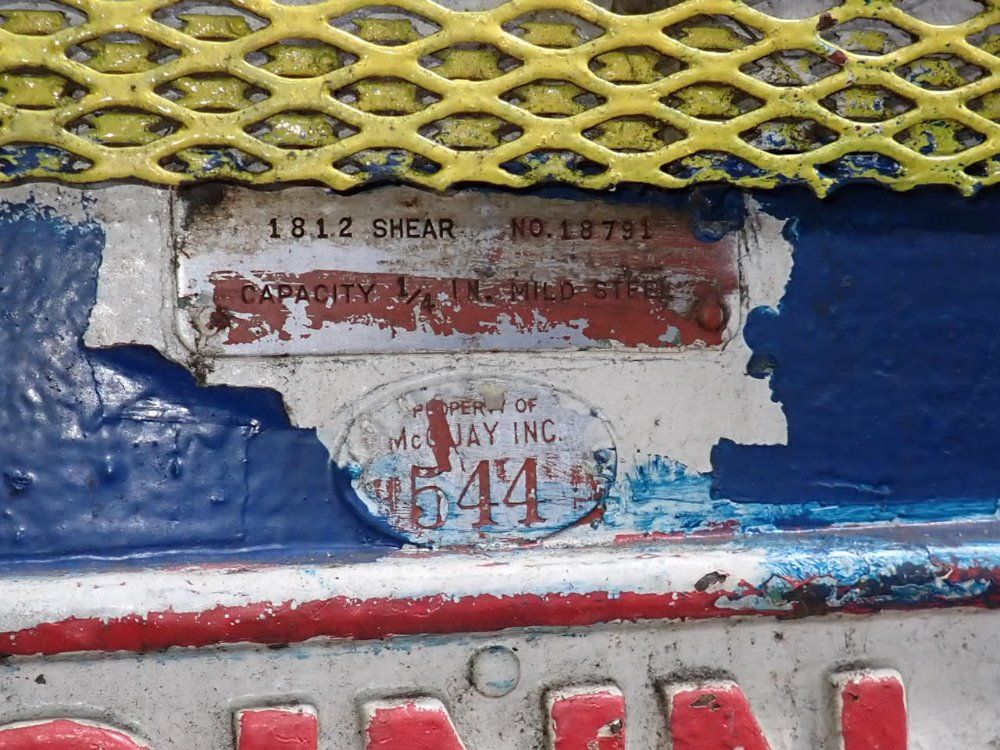 Cincinnati 149" X 1/4" Shear - 1812