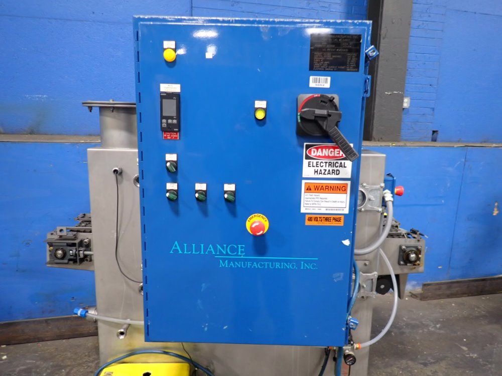 Alliance Manufacturing Inc 12 1/2" X 64" Conveyor Parts Washer - Aquamaster Cb-1200e