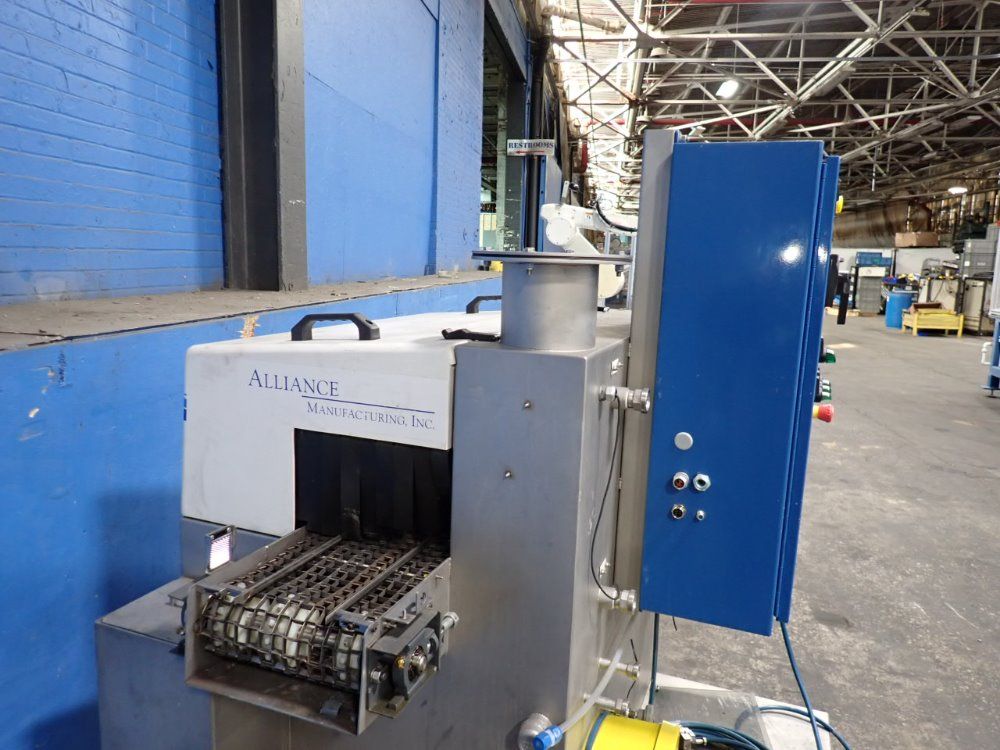 Alliance Manufacturing Inc 12 1/2" X 64" Conveyor Parts Washer - Aquamaster Cb-1200e