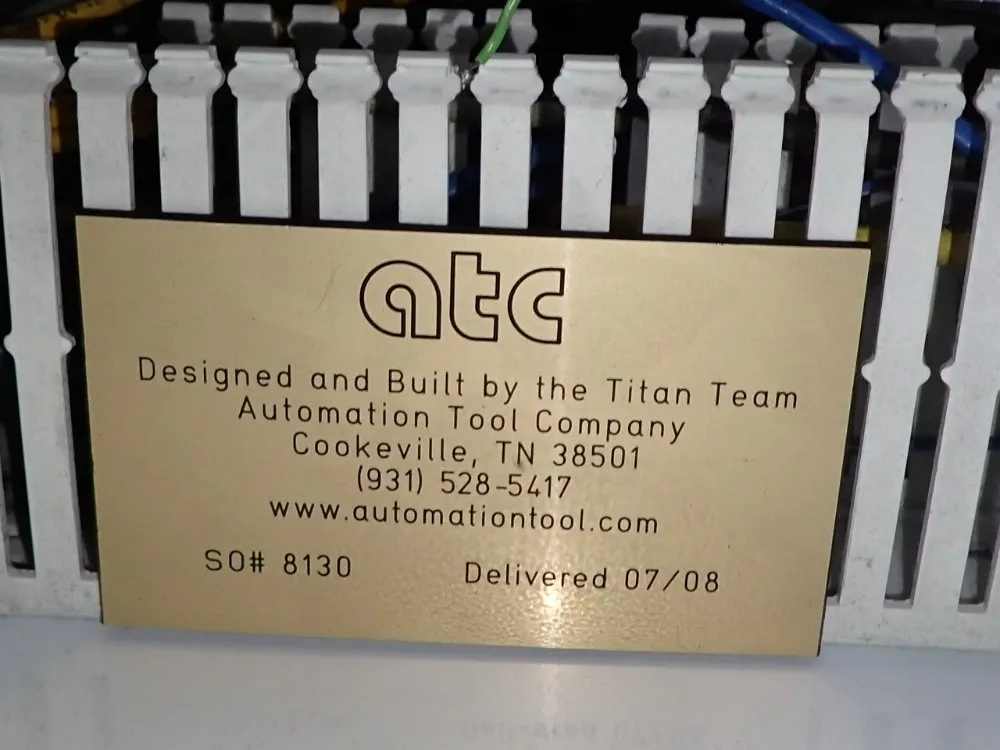 Automation Tool Company Control Panel