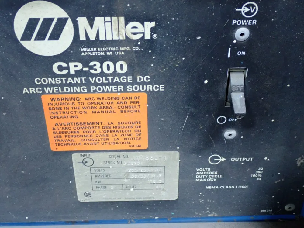 Miller Welder - Cp-300