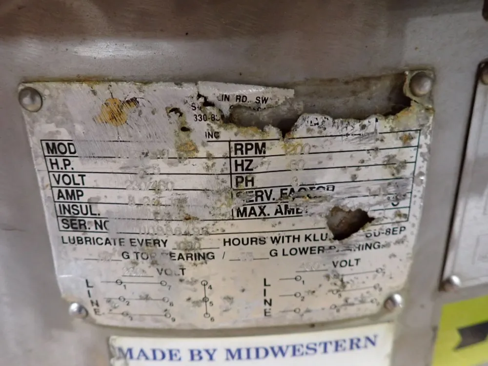 Midwestern Industries Inc 34" Dia. X 16" Vibratory Separator - Mr36s18