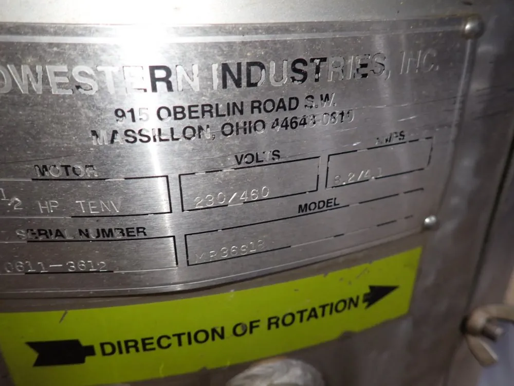 Midwestern Industries Inc 34" Dia. X 16" Vibratory Separator - Mr36s18