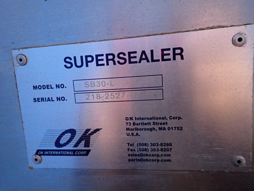 Ok International Corp 6" X 95" Bag Sealer - Sb30-l