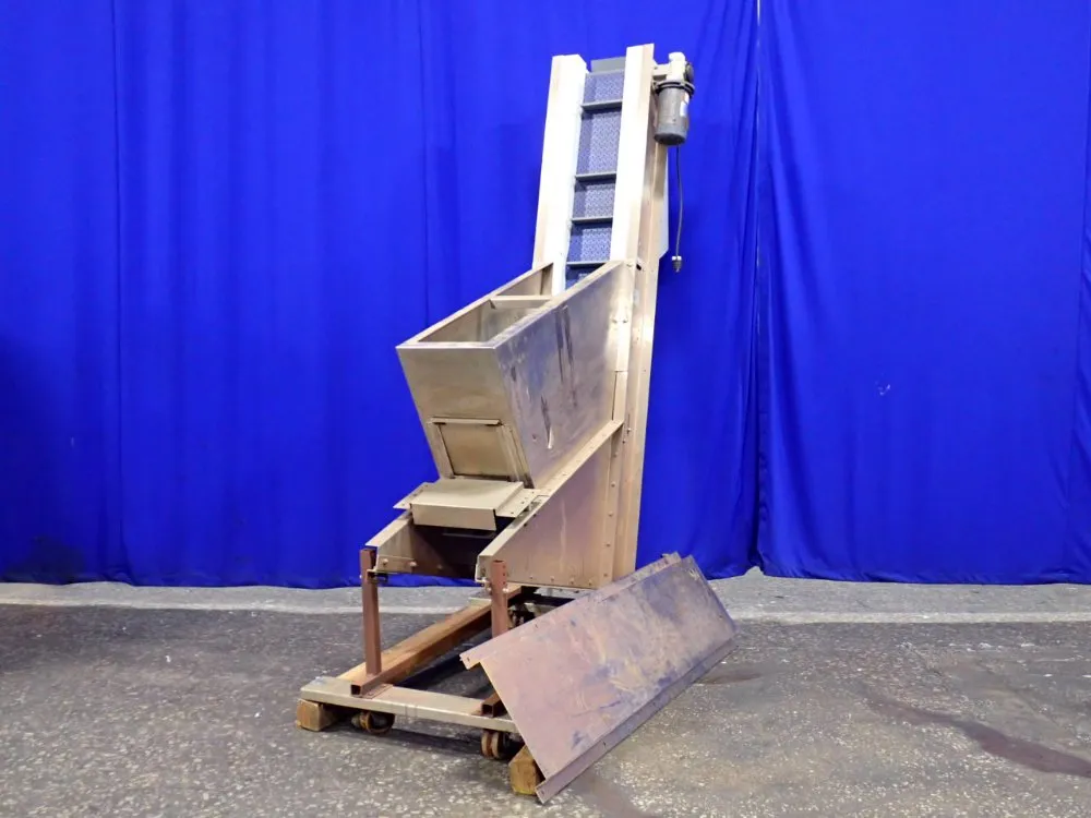 E-pack Machinery 100" X 10" Incline Conveyor Belt