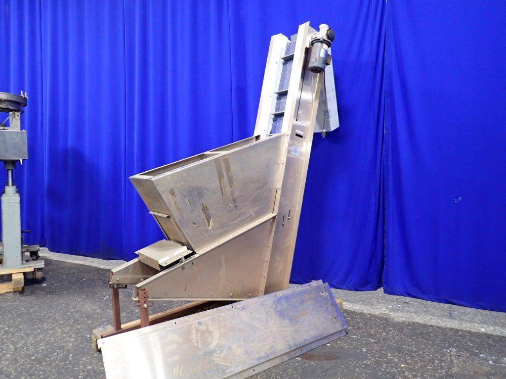 E-pack Machinery 100" X 10" Incline Conveyor Belt