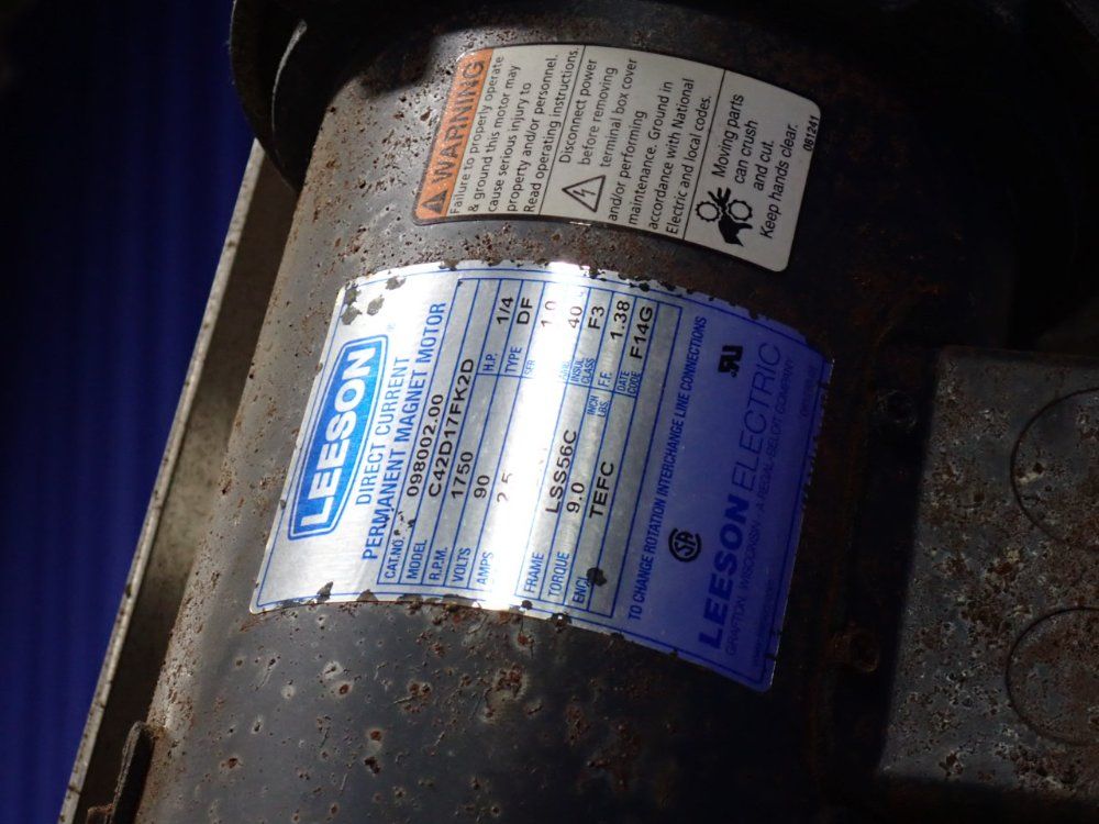 E-pack Machinery 100" X 10" Incline Conveyor Belt