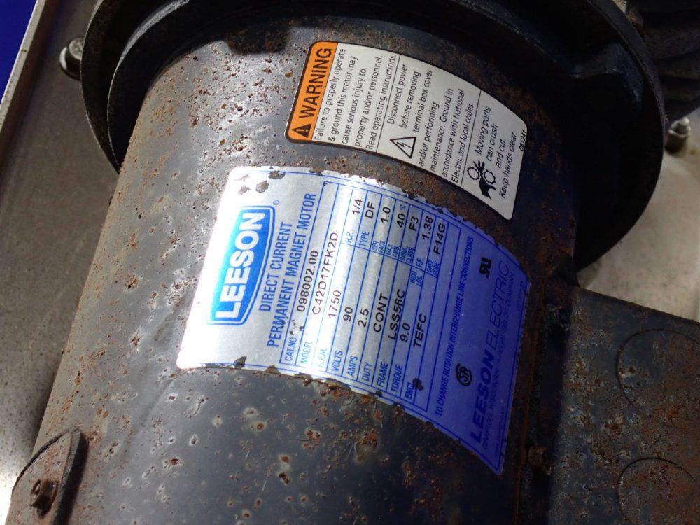 E-pack Machinery 100" X 10" Incline Conveyor Belt