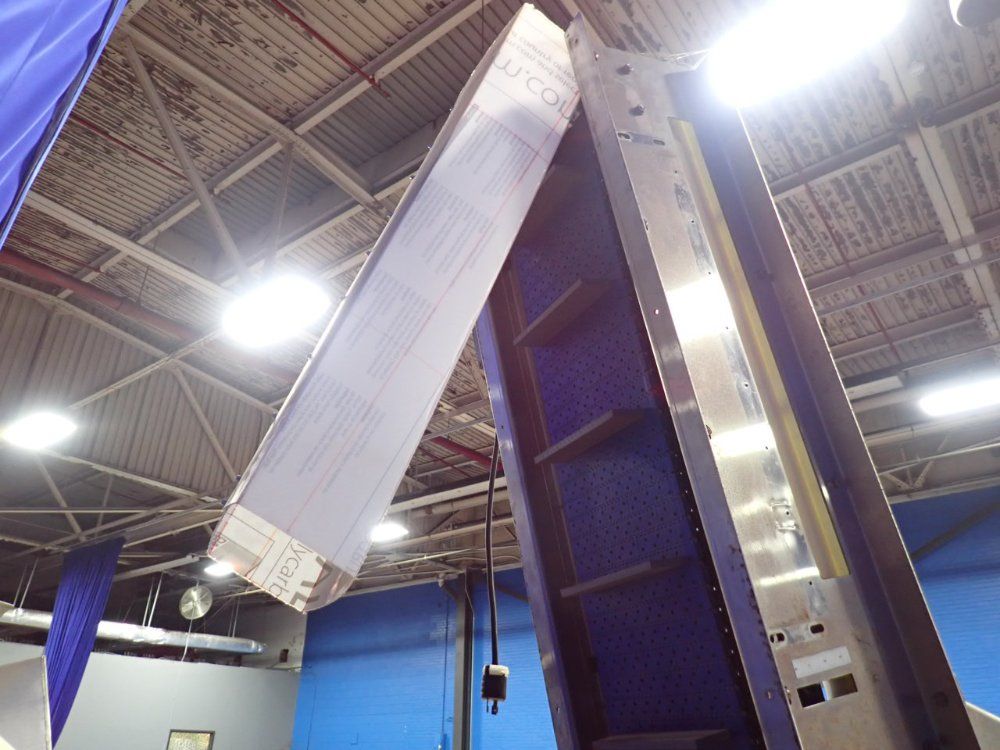 E-pack Machinery 100" X 10" Incline Conveyor Belt