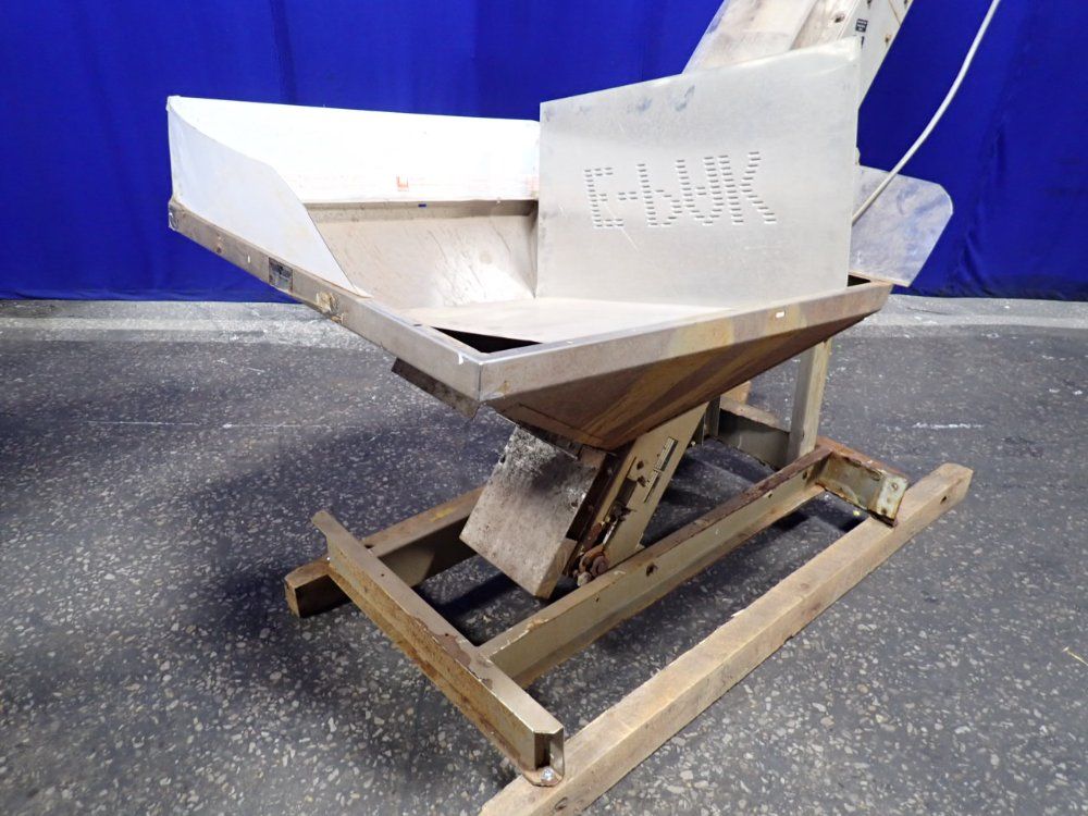 Feeding Concepts Inc. 112" X 8" Incline Conveyor Belt