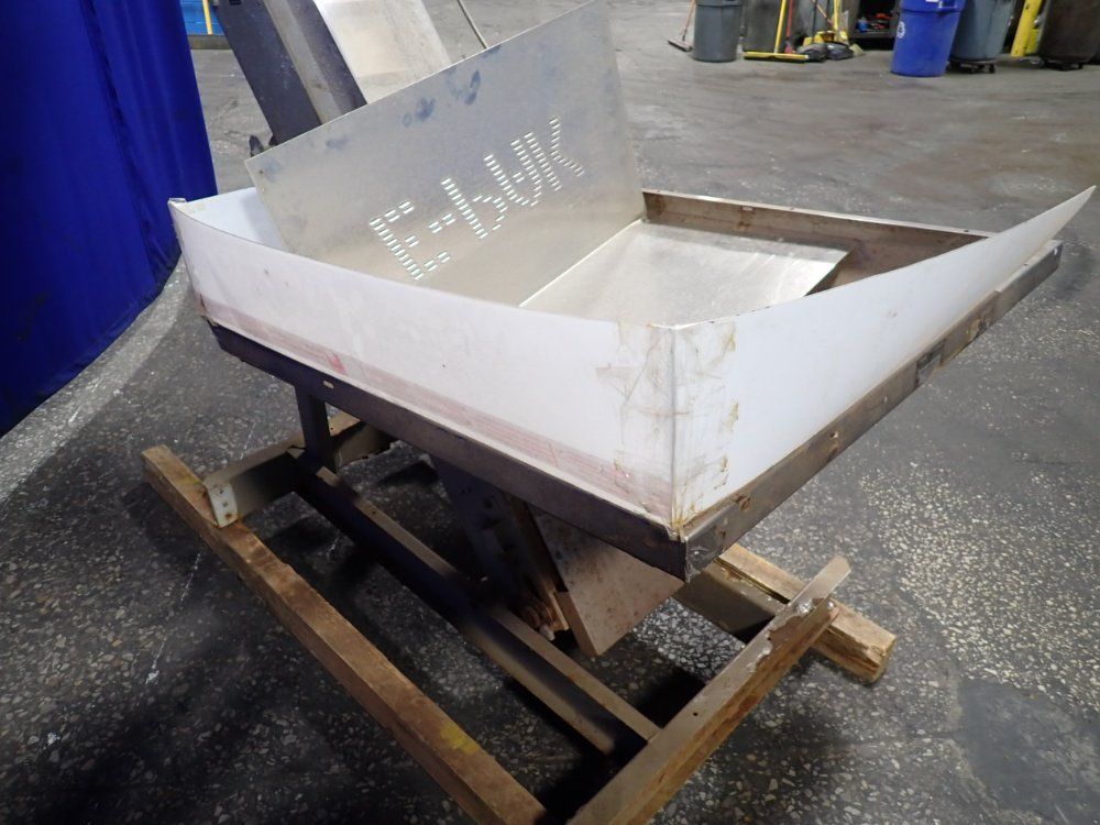 Feeding Concepts Inc. 112" X 8" Incline Conveyor Belt