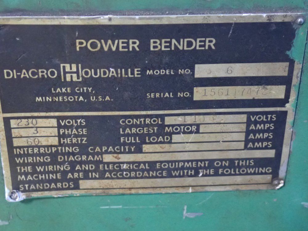 Di-acro Power Bender - 6