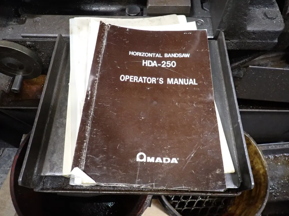 Amada 10" X 11" Horizontal Band Saw - Hda-250