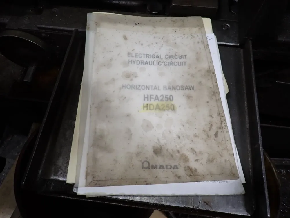 Amada 10" X 11" Horizontal Band Saw - Hda-250