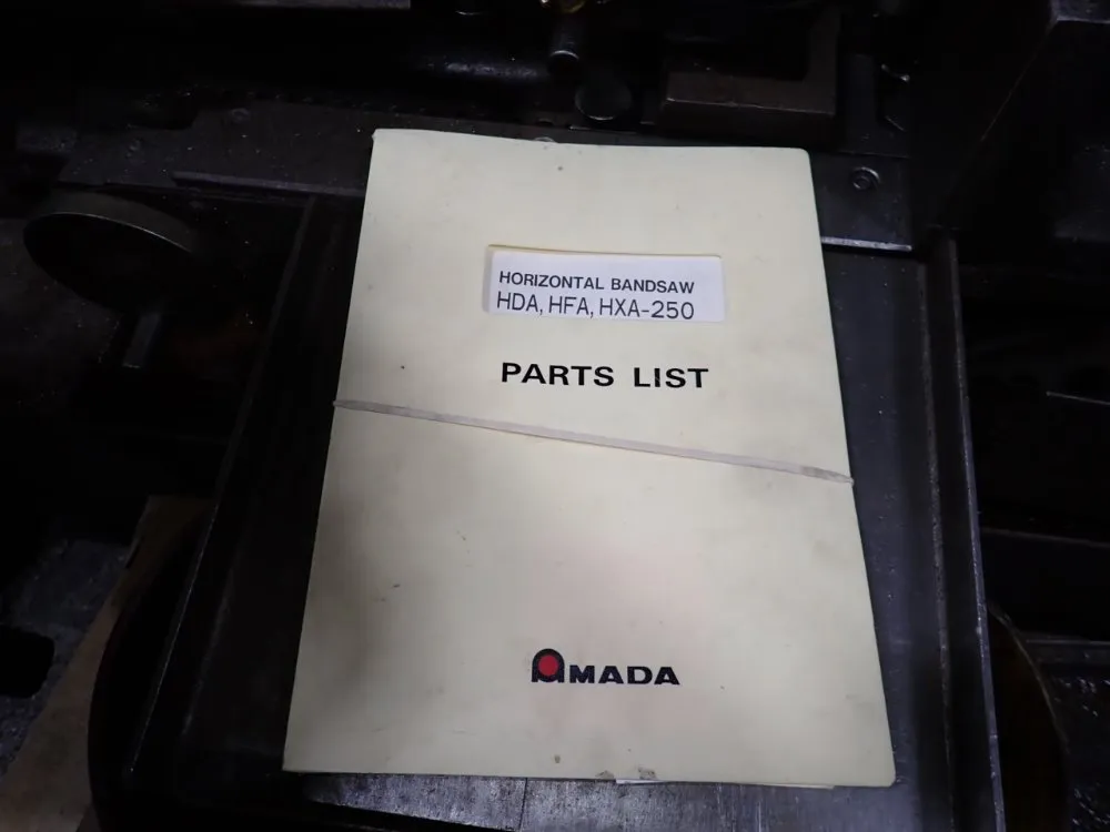 Amada 10" X 11" Horizontal Band Saw - Hda-250