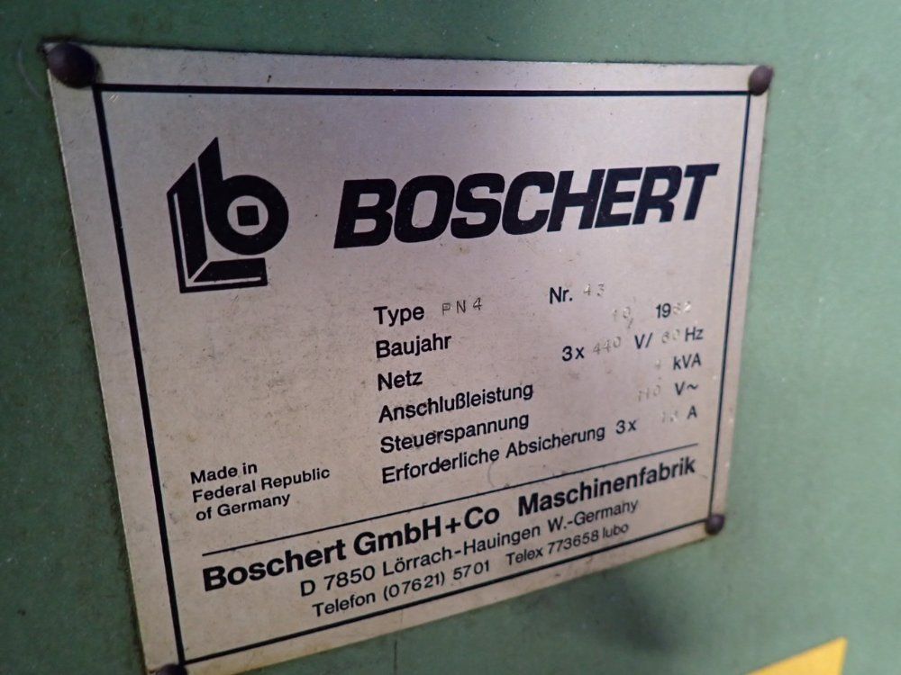 Boshert Hydraulic Notcher - Pn4