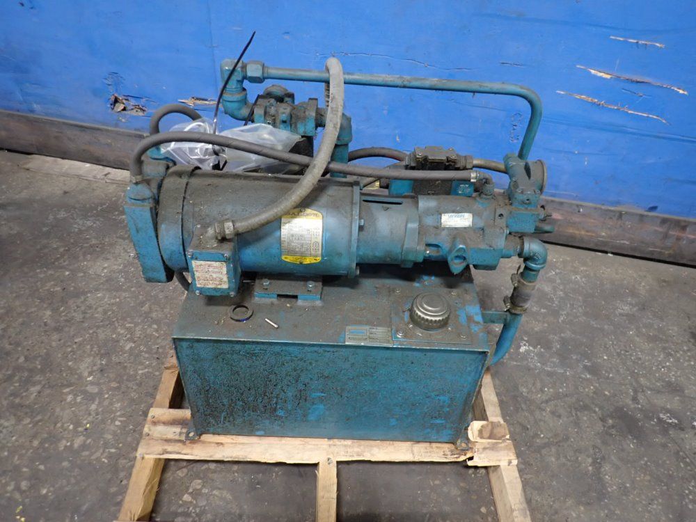 Vickers 3 Hp Hydraulic Unit - Tk10p-vq10d-m