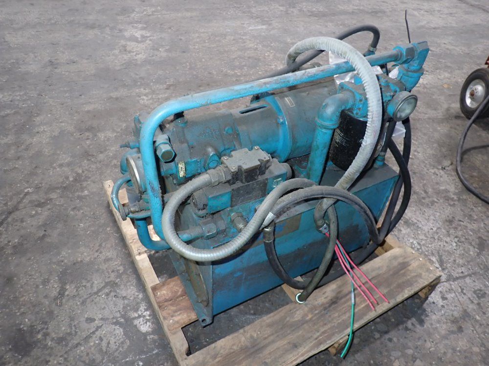 Vickers 3 Hp Hydraulic Unit - Tk10p-vq10d-m