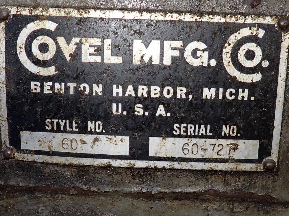 Covel Mfg 24 1/2" X 14 1/2" Surface Grinder - 60