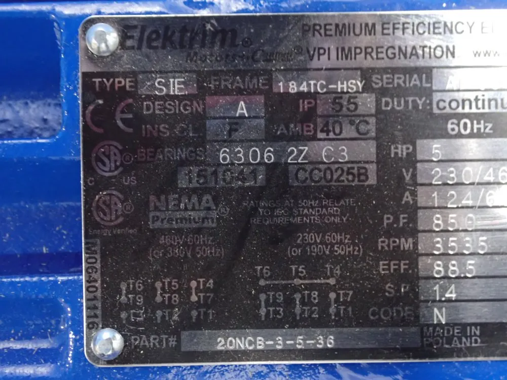 Elektrim 5 Hp Motor - Sie